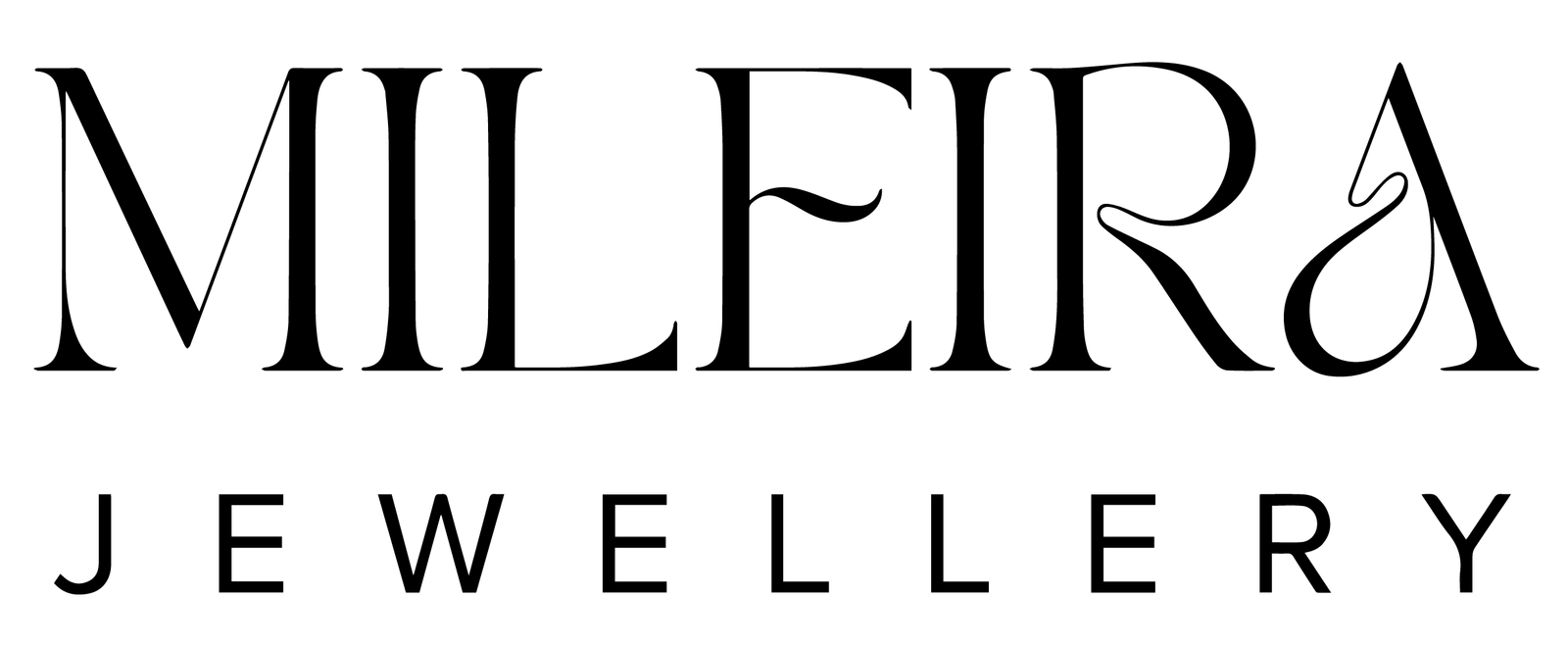 mileira full text logo black