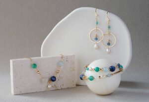 Reborn Earring | Amazonite Aquamarine reborn 02