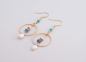 Reborn Earring | Amazonite Aquamarine reborn er dscf9435 edit01
